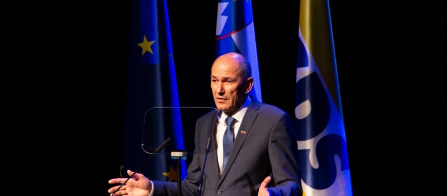 Konvencija SDS – predsednik Janez Janša napovedal zmago in večinsko koalicijo razuma