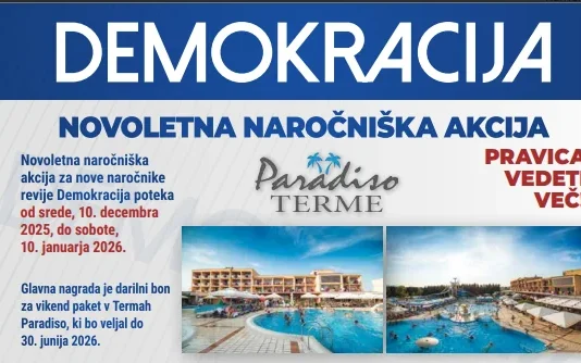 Božično novoletna naročniška akcija na Demokracijo