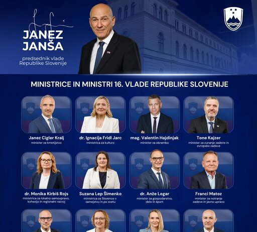 Nova vladna ekipa: 16. Vladi Republike Slovenije želimo srečno in dobro delo
