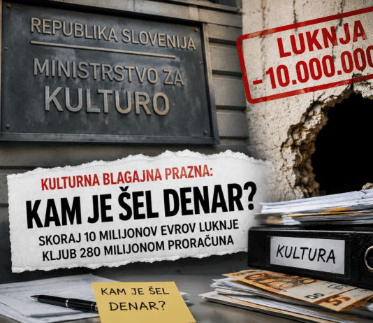 Kulturna blagajna prazna: kako je mogoče, da je ob rekordnem proračunu zaradi Aste Vrečko nastala skoraj 10-milijonska luknja?
