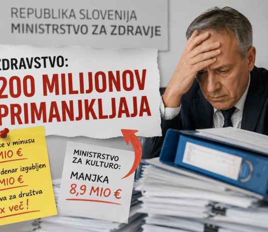Kultura jo je odnesla poceni: na ministrstvu za zdravje odkrili kar 200 milijonov evrov primanjkljaja!