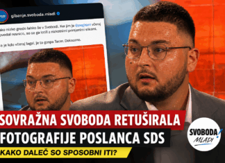 Svoboda uporabila umetno inteligenco in se norčevala iz poslanca SDS? Ko zmanjka strokovnih argumentov, se začne osebna diskreditacija