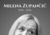 Zahvala Mileni Zupančič za prispevek k slovenski kulturi