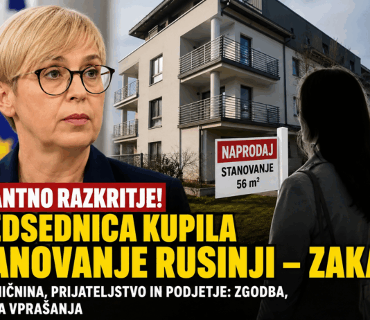 PRIJATELJSTVO, VREDNO STANOVANJA? Zakaj je Nataša Pirc Musar kupila nepremičnino, v kateri naj bi živela njena ruska prijateljica?