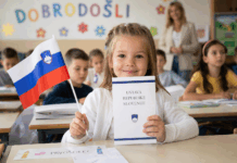 Domoljubje se vrača v slovenske šole: vlada bo prvošolcem podarila slovensko zastavo domoljubje, chat gpt