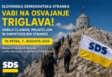 SDS vabi na Triglav: ta petek skupaj proti slovenskemu očaku