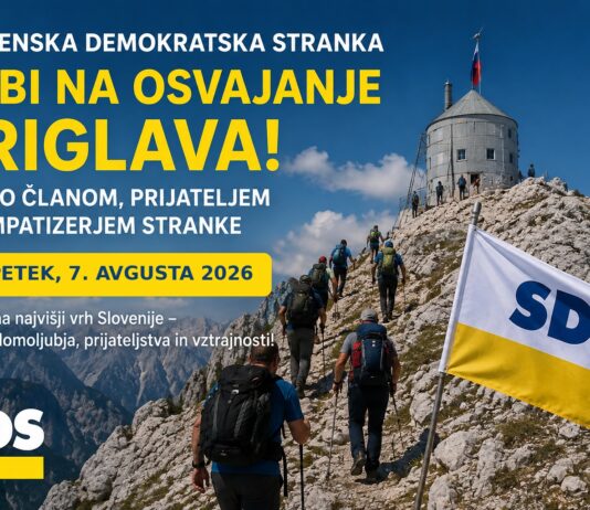 SDS vabi na Triglav: ta petek skupaj proti slovenskemu očaku