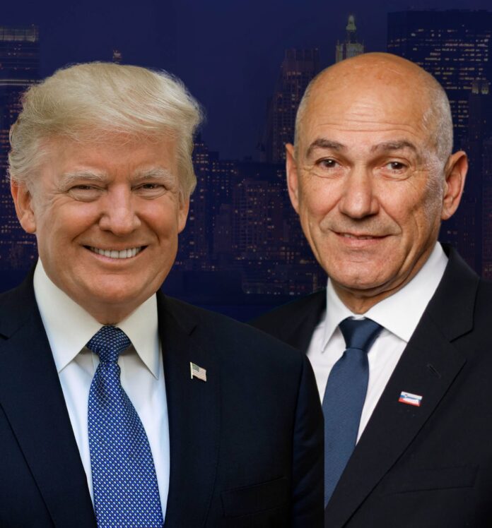 Janša in Trump, FB vlada