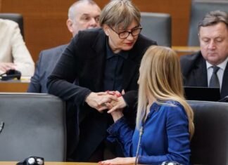 NASILJE V DRŽAVNEM ZBORU?! Poslanka Levice Sukič izgubila živce, poslovnik poletel proti Mahniču Sukič, Nataša - poslanka DZ